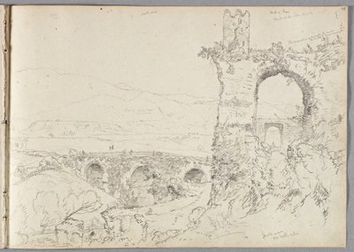 Una vista vicino a Tivoli (Mattina) da Thomas Cole